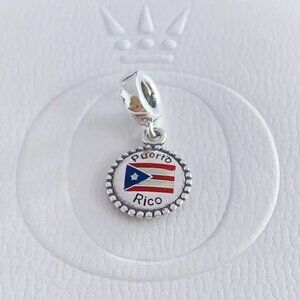 Pandora Puerto Rico Flag Charm